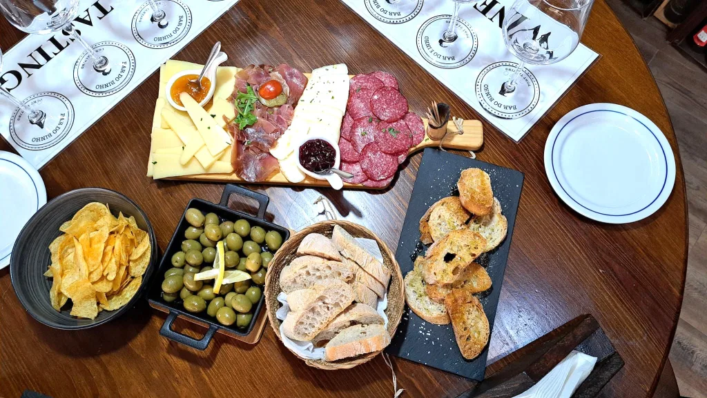 wine tasting tapas