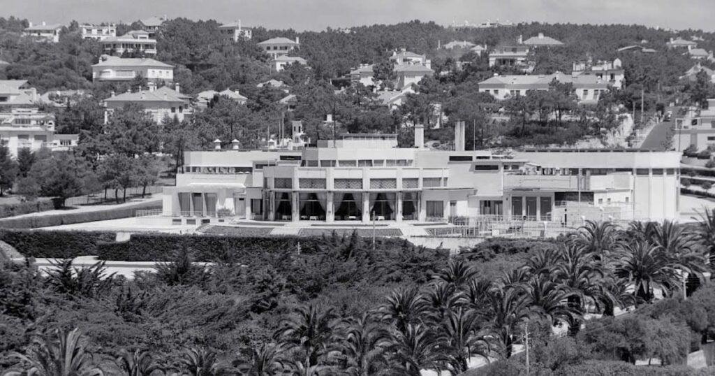 Historisches Foto des Casino Estoril