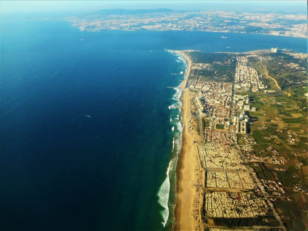 Costa-da-Caparica-beaches overview