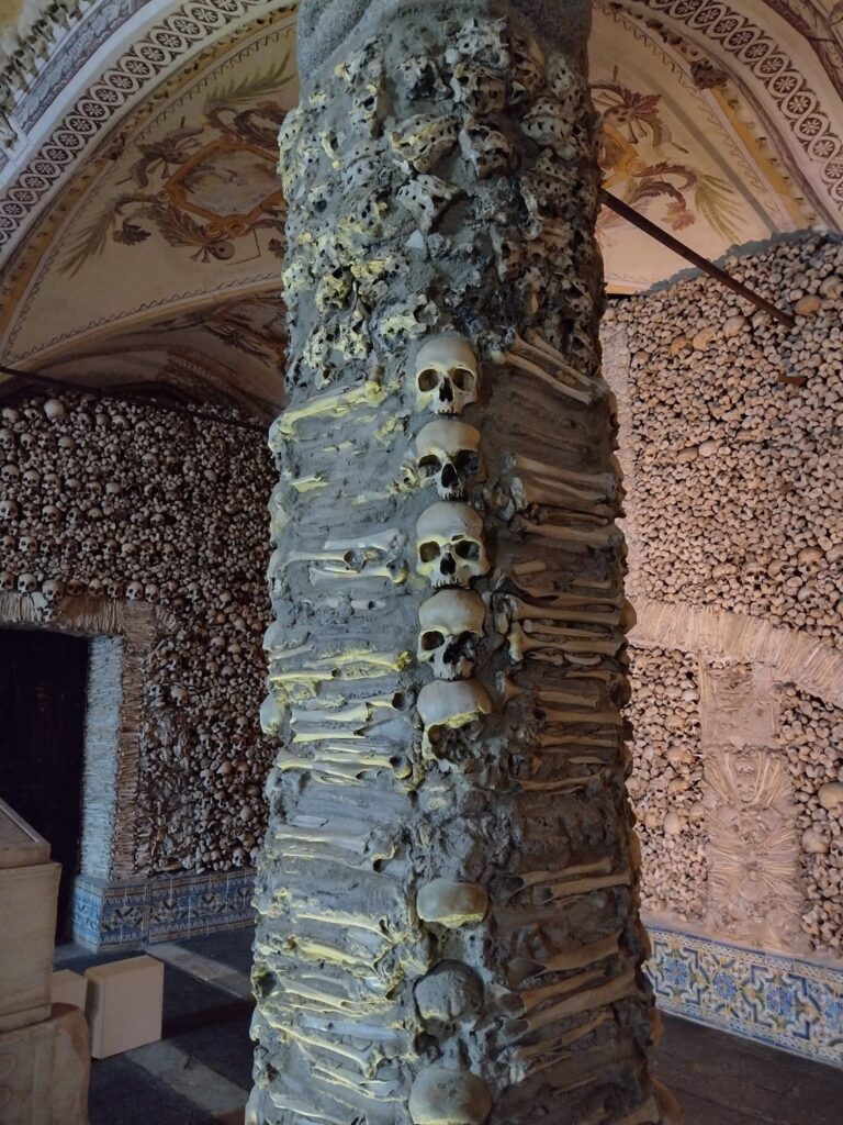 Inside Chapel of Bones Evora