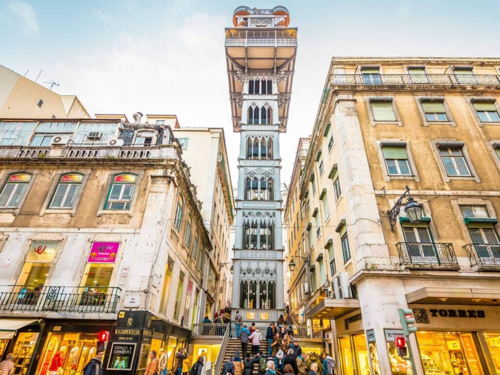 Santa Justa Aufzug Lissabon
