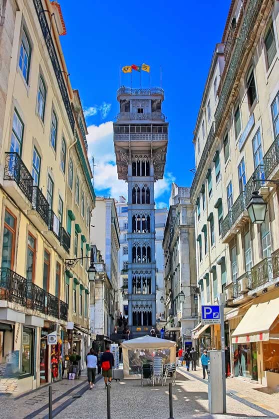 Santa Justa Aufzug Lissabon