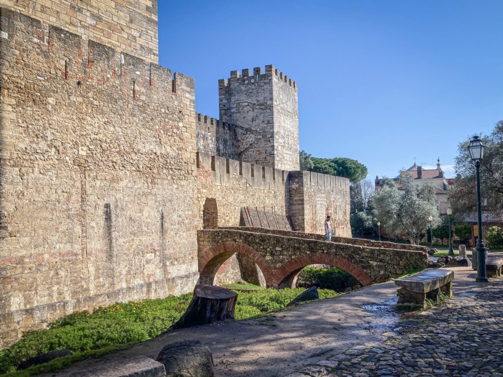 Sao Jorge Castle Lisbon Walls