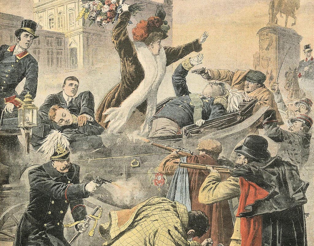 Das Attentat von 1908 in Portugal