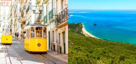 Playas del Parque Natural Arrábida y tour privado por Lisboa
