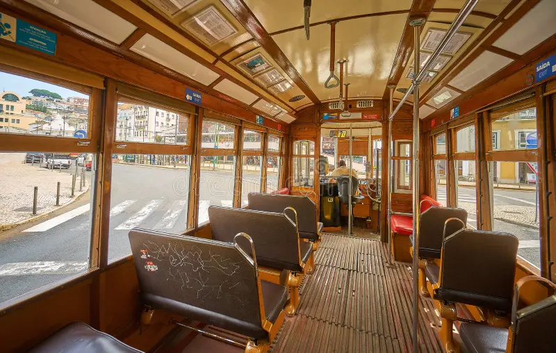 Tram-28-Alfama Lisbon Inside