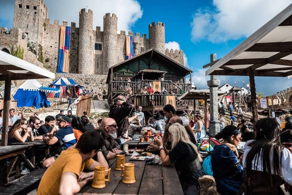 obidos medieval market
